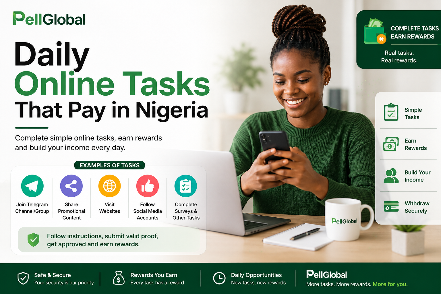 Daily Online Tasks That Pay in Nigeria