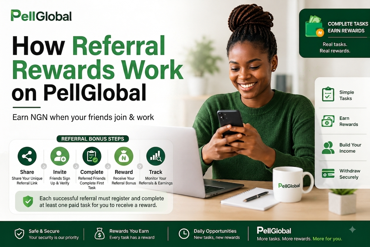 How Referral Rewards Work on PellGlobal